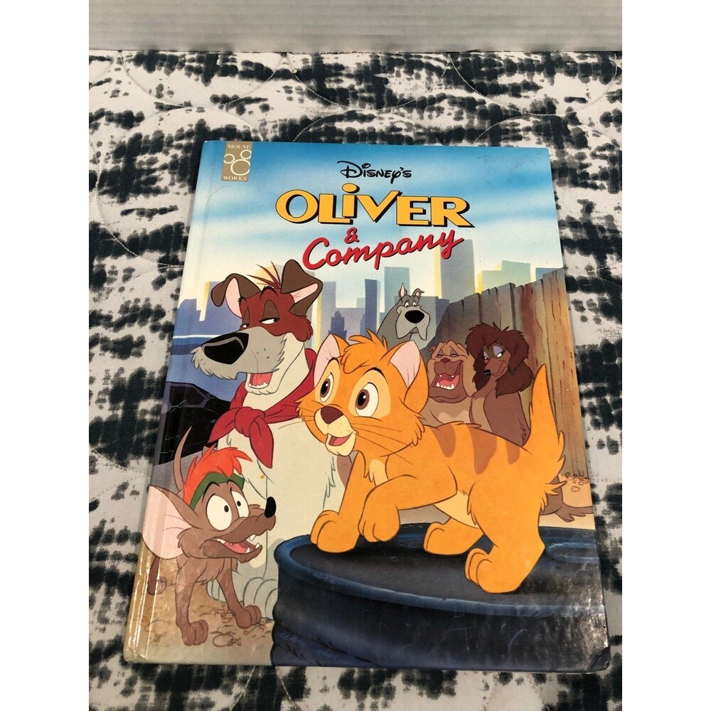 Oliver & Company Disney Hardcover Book